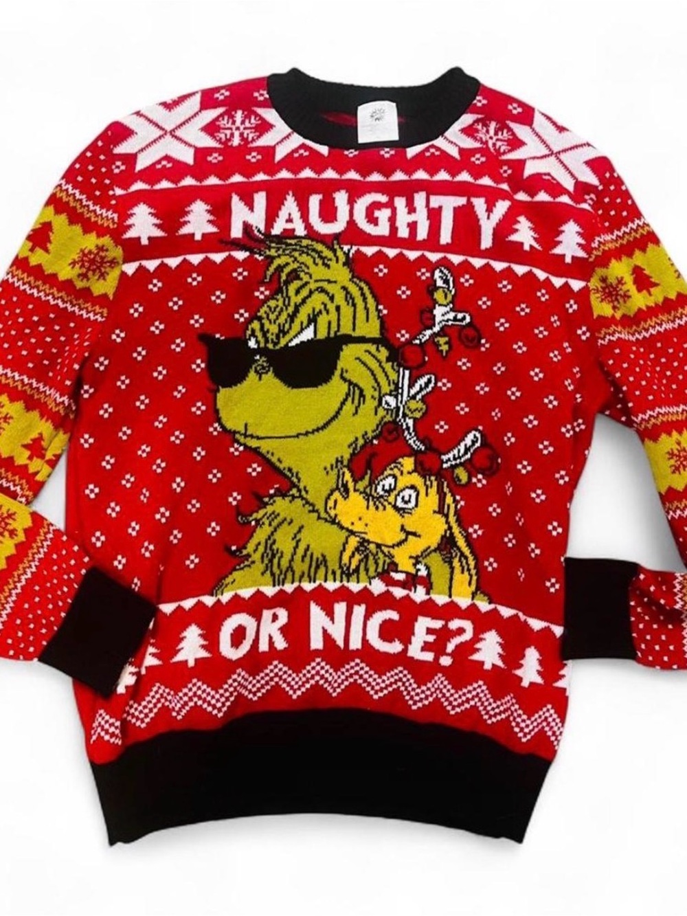 The Grinch "Naughty or Nice?" Holiday Sweater